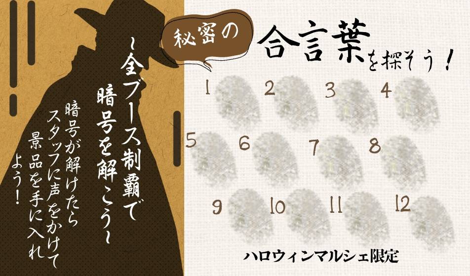 合言葉記入カード
